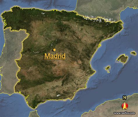 Strassenkarte von spanien, den balearen und den kanarischen inseln. Spanienkarte: große interaktive Karte von Spanien