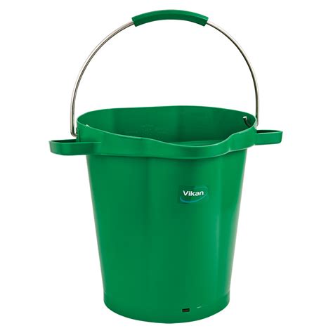 Vikan Polypropylene Green 5 Gallon Bucket Us Plastic Corp