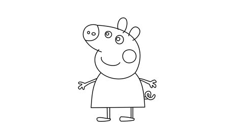 How To Draw Peppa Pig In 7 Simple Steps For Kids Verbnow