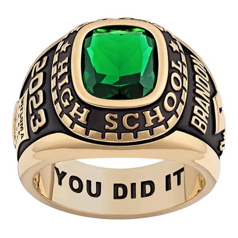 Large Traditional Class Ring Stoneberry