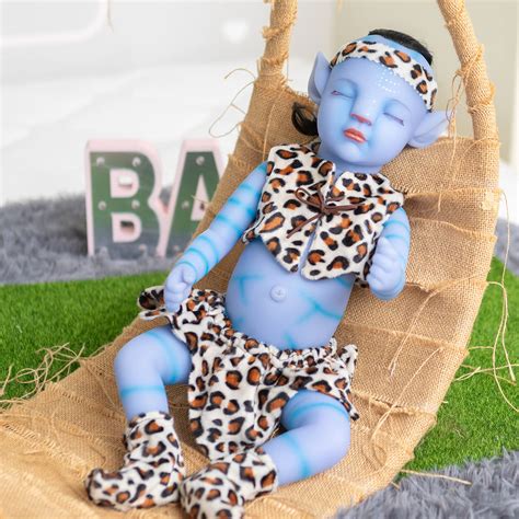 Buy Reborn Baby Dolls Avatar Ing Realistic Girl Dolls Blue Body Full