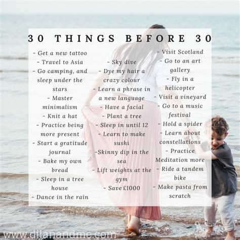 30 Things Before 30 Dilan And Me