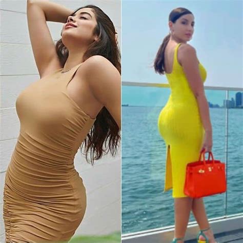 From Janhvi Kapoor To Nora Fatehi Actresses Who Flaunted Their Curves In Bodycon Dresses