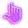 Orange Arrow and Purple Hand Neon cursor – Custom Cursor