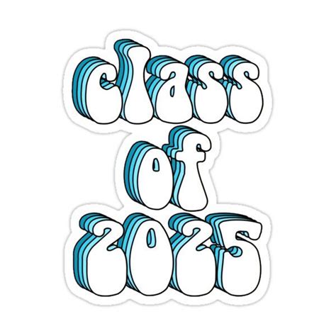 Class Of 2025 Sticker By Adelaideb1 In 2021 Vinyl Decal Stickers
