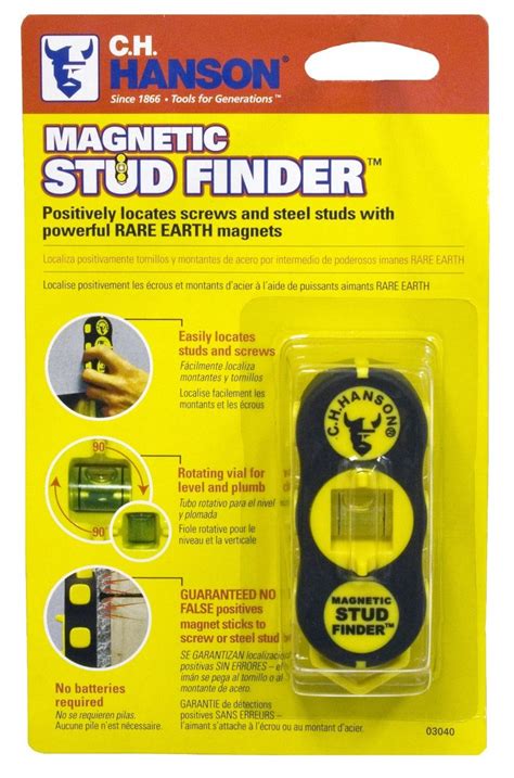 They often emit a beeping noise, or an led will flash when they sense a stud is behind the device. Hanson Magnetic Stud Finder