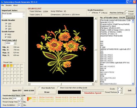 Create your own embroidered apparel, upload your logo, or even ask our experts for design help. My DIY Projects: Embroidery Gcode Generator V2.4.4