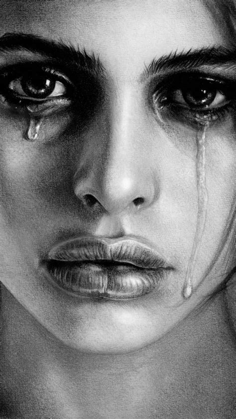 Sad Woman Crying Painting Explore Girl Crying HD Phone Wallpaper Pxfuel