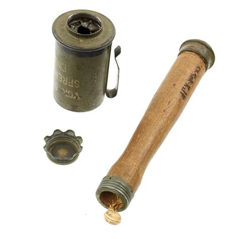 Original German Wwi Model 1917 Stick Grenade With Full Markings And 19