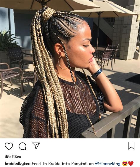 Take your time and sample some of the lavish braids that you can wear anytime. Pin by ezoid on Quick Saves | Braided ponytail hairstyles, Cool braid hairstyles, Feed in braids ...
