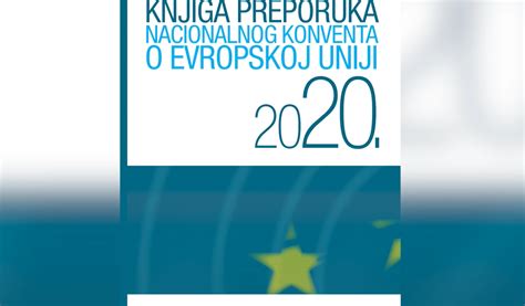 Objavljena Knjiga preporuka Nacionalnog konventa za 2020. godinu - EU ...