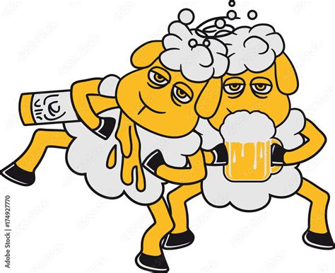 Team Paar Freunde Betrunken Party Bier Trinken Saufen Oktoberfest