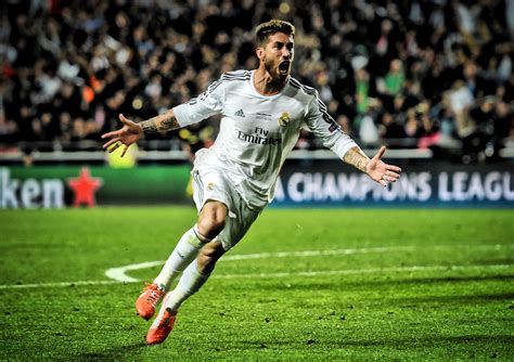 Sergio Ramos In Action During The Uefa Champions League Final Match 339
