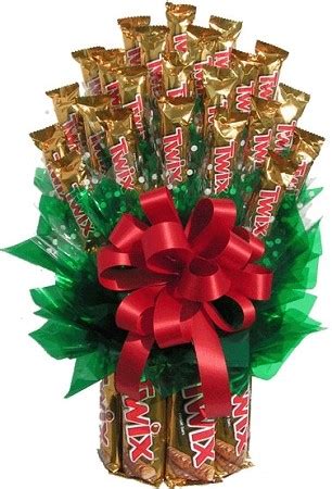 Send same day flowers with an interflora florist. Twix Candy Gift Bouquet | giftprose.com