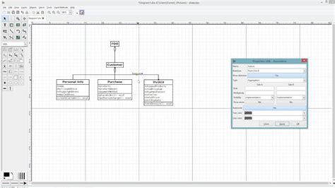 How To Create A Uml Diagram Using Dia Diagram Editor Youtube