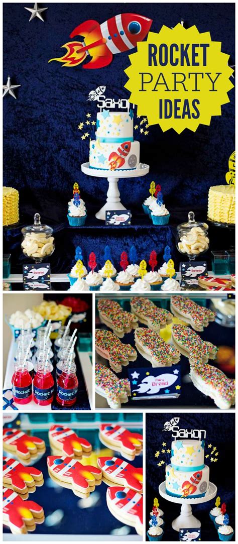 Follow space birthday party ideas on pinterest. Rockets / Outer space / Birthday "Saxon's 4th Birthday ...