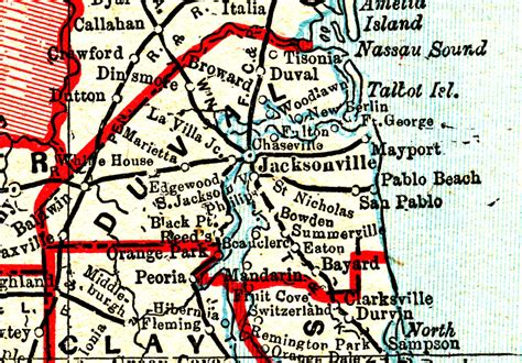 Duval County Zip Code Map Printable