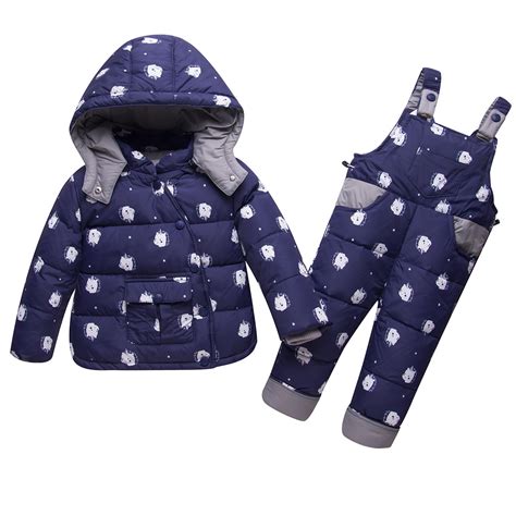 Infant Baby Girls Winter Coat Snowsuit Unicorn Outerwear Duck Down