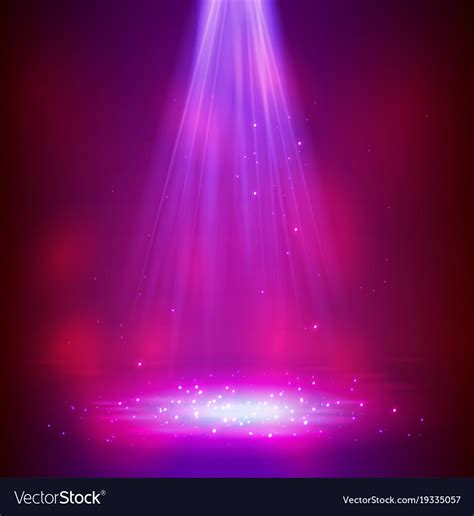 Colourful Glowing Spotlights Royalty Free Vector Image