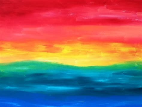 Enchanted Rainbow Painting By Heather Wondra Fine Art America