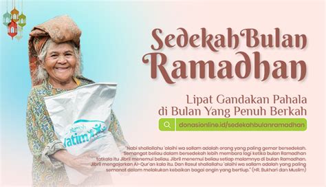 Raih Keberkahan Dengan Sedekah Ramadhan Donasi Online
