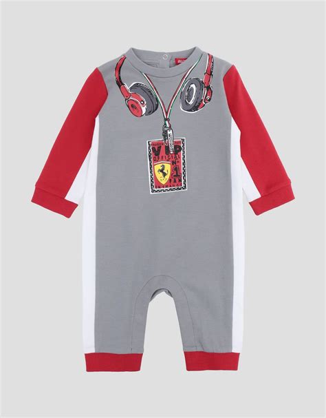 Maybe you would like to learn more about one of these? Ferrari Infant's racing suit for boys in Interlock cotton Man | Scuderia Ferrari Official Store