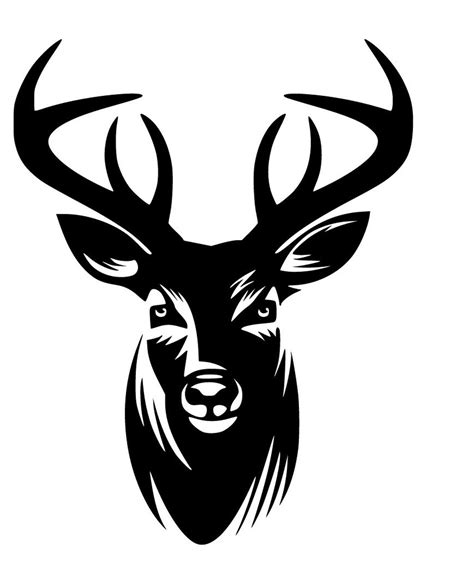 Deer Head Image SVG