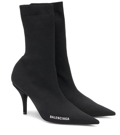 Balenciaga Rubber Knife Sock Boots In Black Lyst