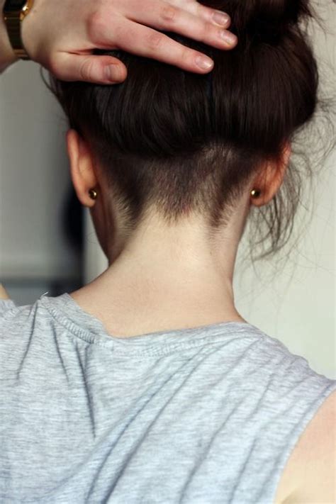 By shaving or cutting a lower section of your hair extremely short, you allow a longer layer to fall over the cut area. undercut | Undercut long hair, Undercut hairstyles ...
