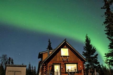 Maybe you would like to learn more about one of these? Northern lights over a cabin in Homer Alaska..simply ...