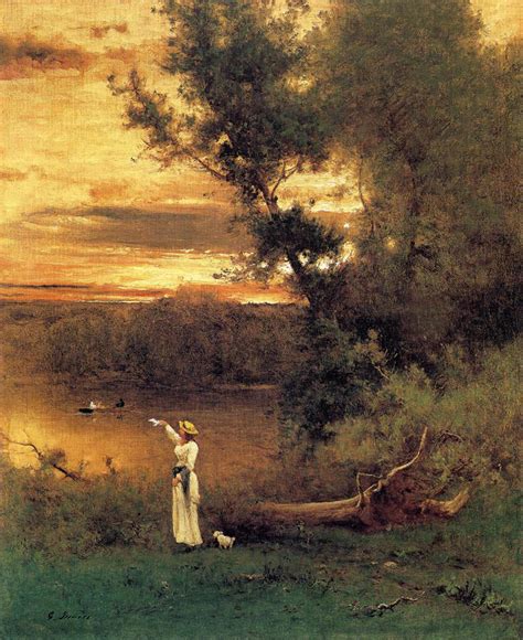 Shades Of Evening By George Inness Reproduction