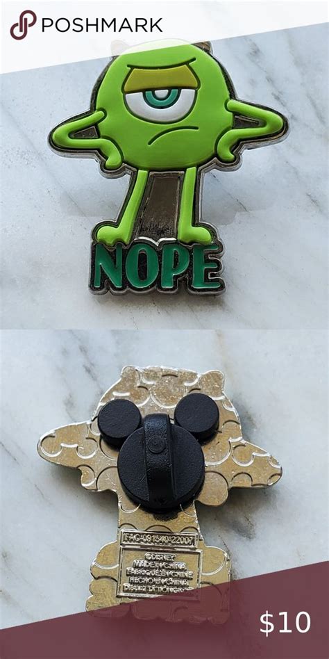 D Mike Wazowkski From Monsters Inc Nope Disney Pin