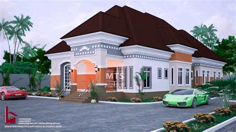 4 Bedroom Bungalow House Design In Nigeria Youtube