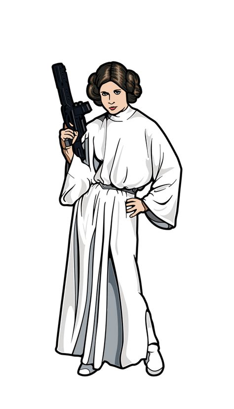 Princess Leia 700 Figpin