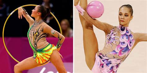 19 Nakedest Rhythmic Gymnastics Costumes In Olympic History With