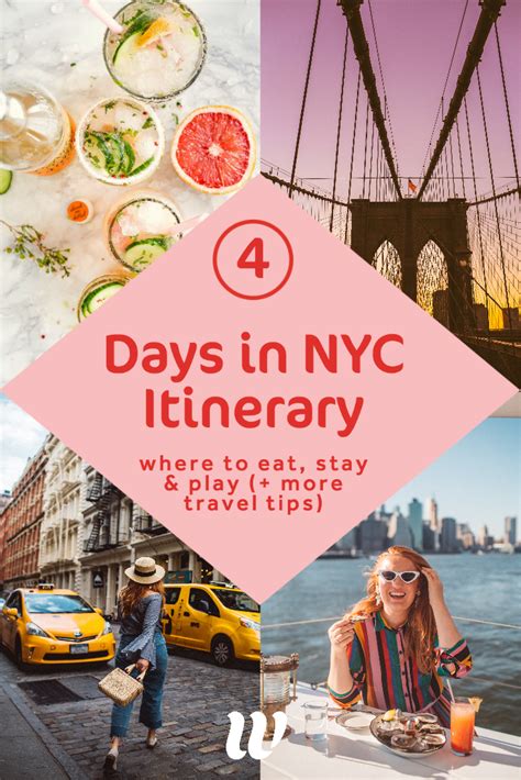 New York Itinerary 4 Days In The Big Apple Where To Eat Stay And Play