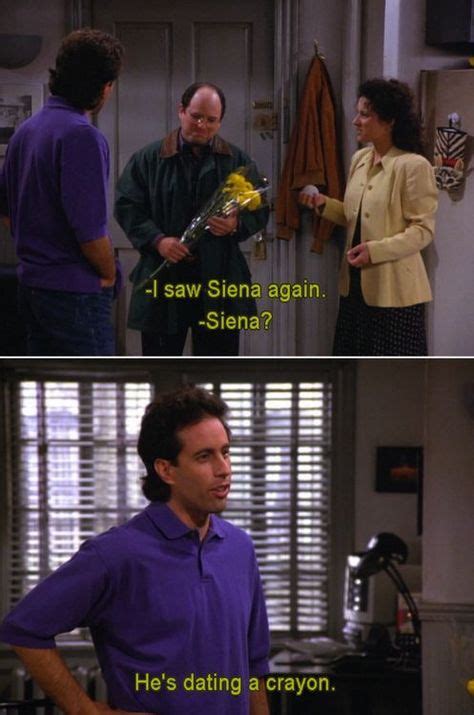 George Costanza Is Dating A Girl Name Siena Jerry Seinfeld Jokes To