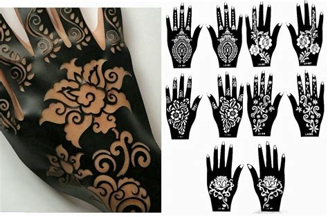 Henna Stencils Printable Customize And Print