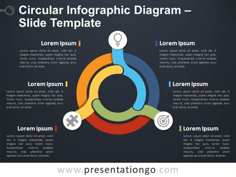 Infographic Powerpoint Circular Diagram Slidemodel