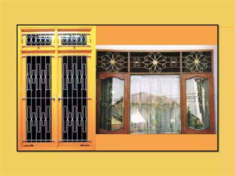 Contoh Model Jendela Teralis Besi Tempa | PPT