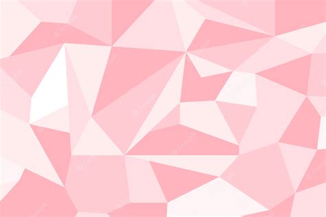 Premium Vector Pink Geometric Background Vector