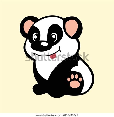 Cute Little Panda Vector Art Stock Vector Royalty Free 2056638641