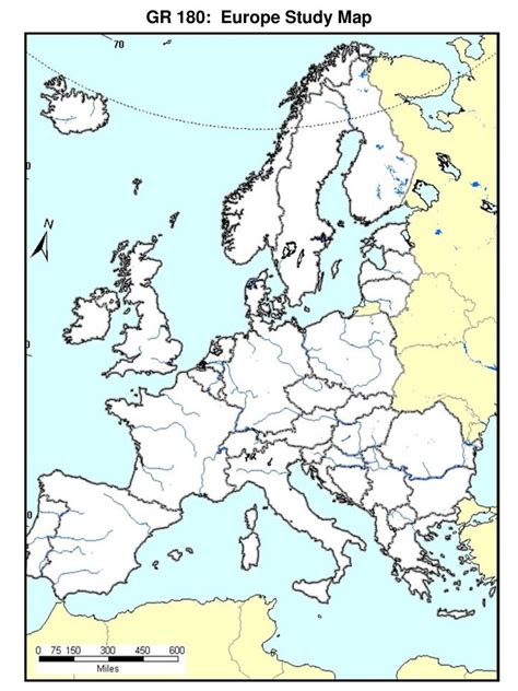 Regional Geography Quiz 2 Straits And Rivers Within The European