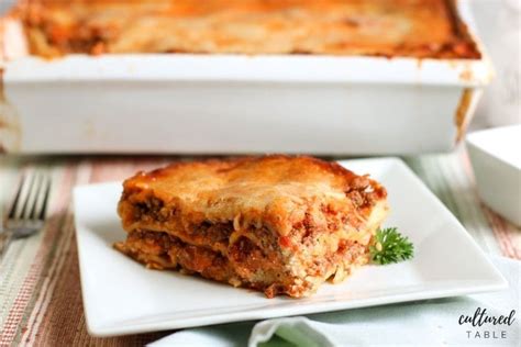 Delicious And Easy Ricotta Cheese Lasagna Cultured Table