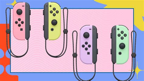 Nintendo Switch To Launch Pastel Joy Con Controllers
