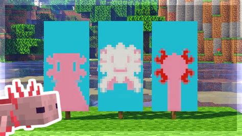 How To Make An Axolotl Banner In Minecraft 116 Loom Crafting