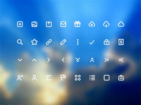 Cloud Product Icon Set | Product icon, Icon set design, Icon set