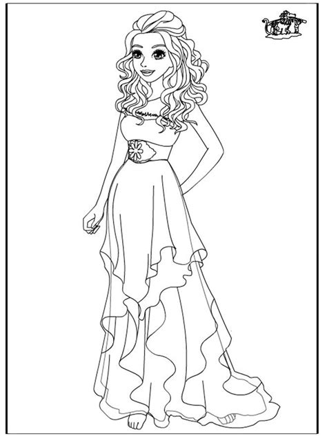 Wedding Dress Coloring Page Barbie Coloring Pages