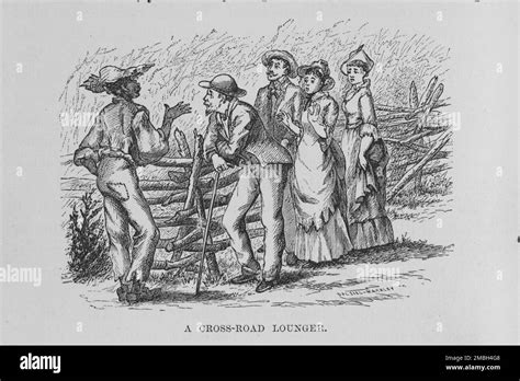 A cross-road lounger, 1882 Stock Photo - Alamy