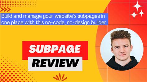Subpage Review Demo Tutorial I Build And Manage Websites Subpages